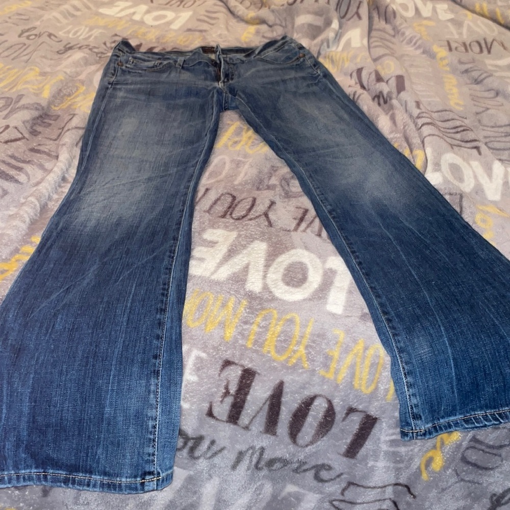 Citizens of Humanity. Dark distressed jean.